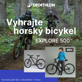 Vyhrajte horský bicykel s Decathlon Trnava!